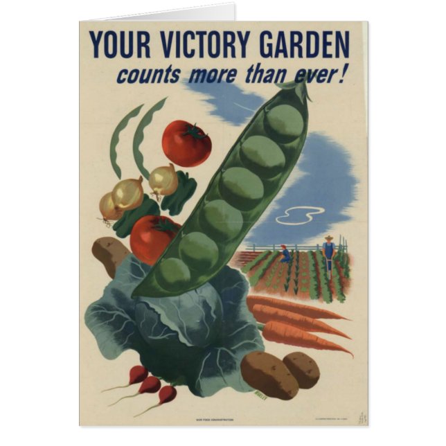 jardín de victorias poster ww2 (Frente)
