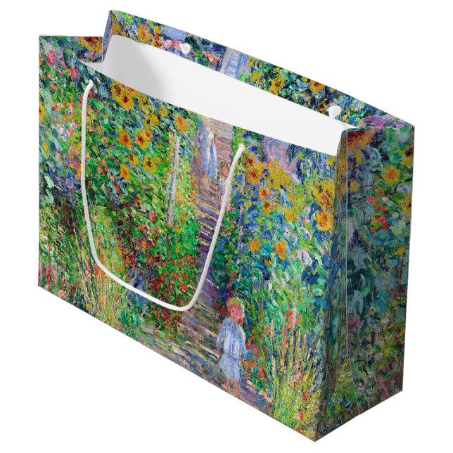 Jardín del artista, bolsa de regalo grande monet (Angulo Anverso)