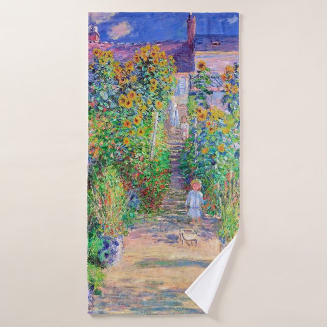 Jardín del artista, Monet (Toalla de baño)