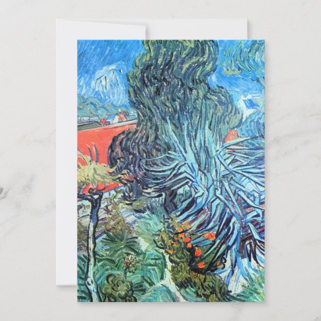 Jardín del médica Gachet, Auvers por Vincent van G (Anverso)
