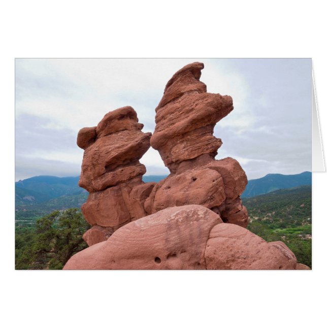 Jardín del monumento de los dioses y montañas (Anverso (Horizontal))
