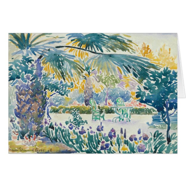 Jardín del pintor en el santo Clair (Anverso (Horizontal))