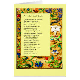Jardín del renacimiento - el verso de los niños