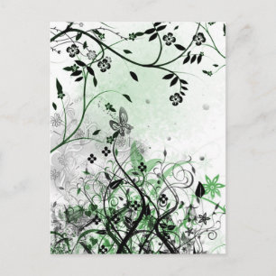 Jardín encantado - postal