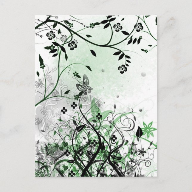 Jardín encantado - postal (Anverso)