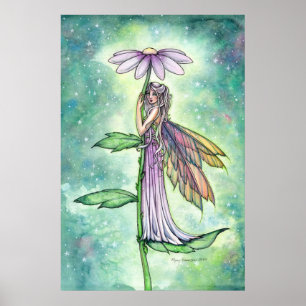Jardín Estrellado Arte de Acuarela de Flor de Prim
