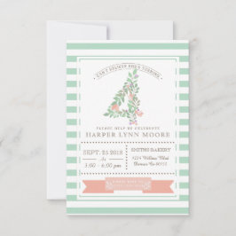 Jardín floral | Primera invitación a la fiesta de