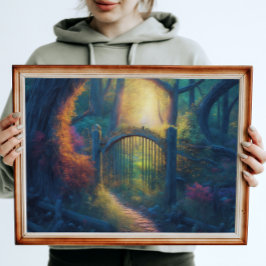 Jardín forestal encantado | Arte digital