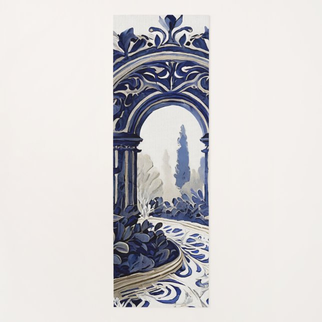 Jardín francés Zen Yoga Mat (Anverso)