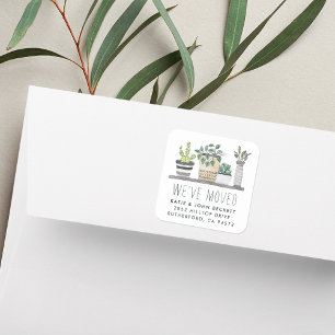 Jardín Grown Moviendo Pegatinas de Invitación