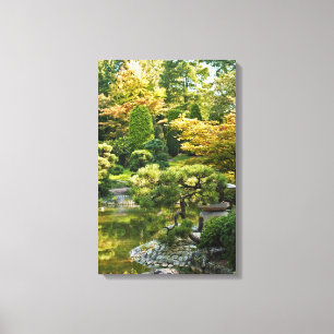 Jardín Japonés en Lienzo