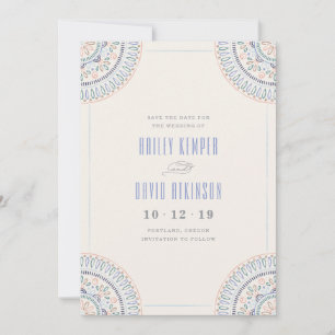 Jardin Mandala Guardar la tarjeta de fecha - Cornf
