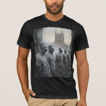 Jardín Memento Mori — Camiseta de Arte Gótico para
