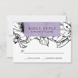 Jardín moderno | Lavanda | Boda floral RSVP