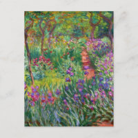 Jardín Monet Iris en invitaciones Giverny