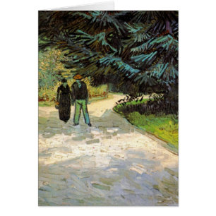Jardín público con pareja por Vincent van Gogh Tar