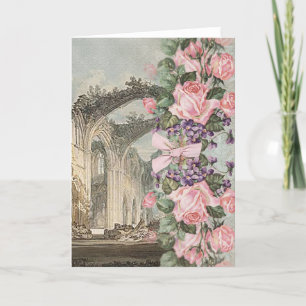 Jardín romántico - Tarjeta de saludo