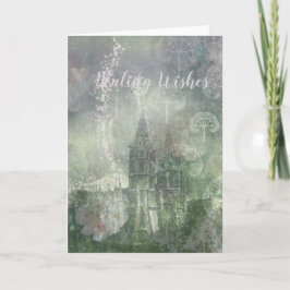 Jardín romántico - Tarjeta de saludo