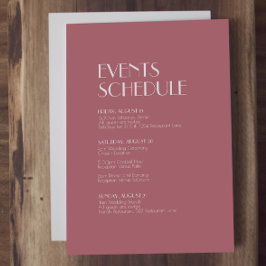 Jardín Rosa | Programa de Bodas Rosas oscuros