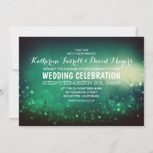 Jardín Rústico enciende invitación a matrimonio ro