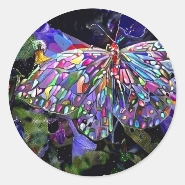 Jardín Secreto, pegatinas (Anverso)