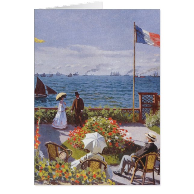 Jardin un Sainte-Adresse de Claude Monet (Frente)