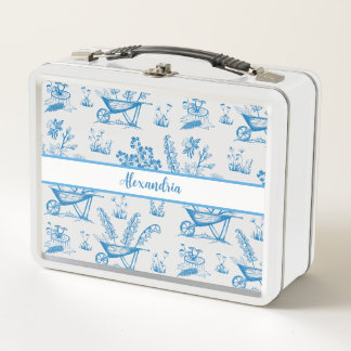 Jardín Vintage Azul Personalizado 