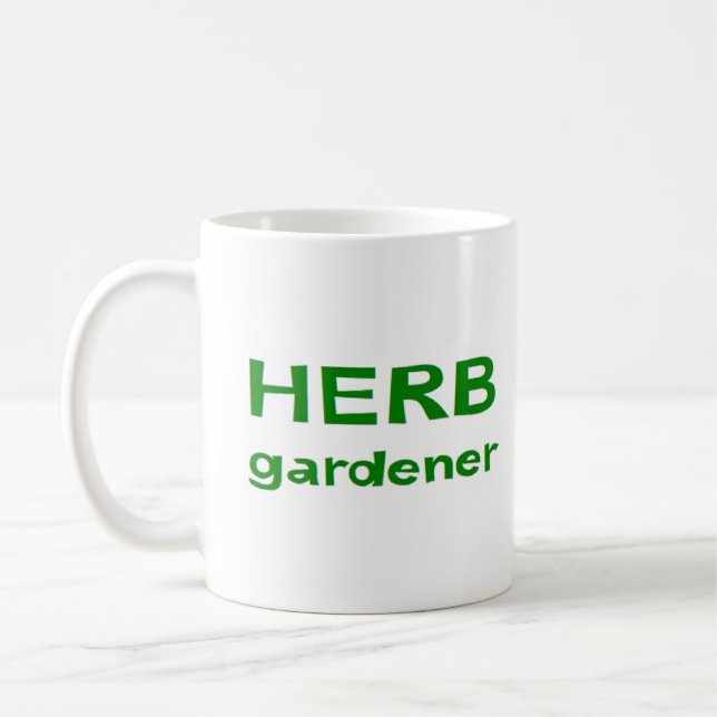 jardinera hierba taza de café (Izquierda)