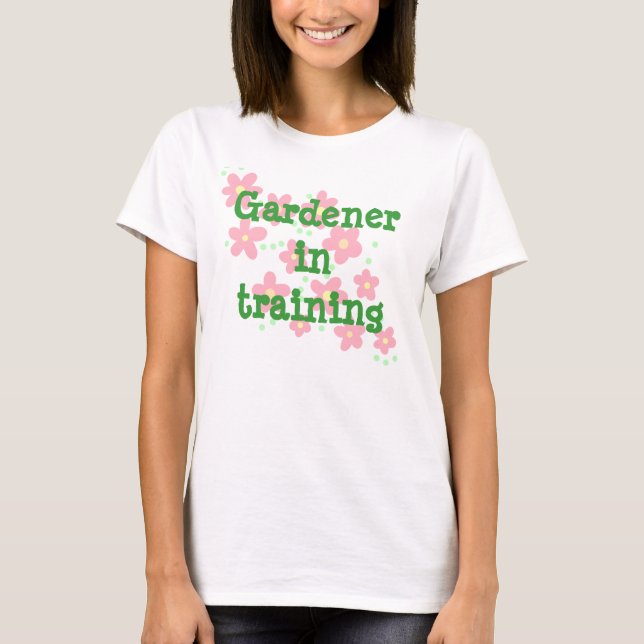 Jardinero en entrenamiento de camisetas de mujeres (Anverso)