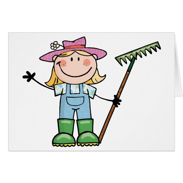 Jardinero rubio ligero con el gorra rosado (Anverso (Horizontal))