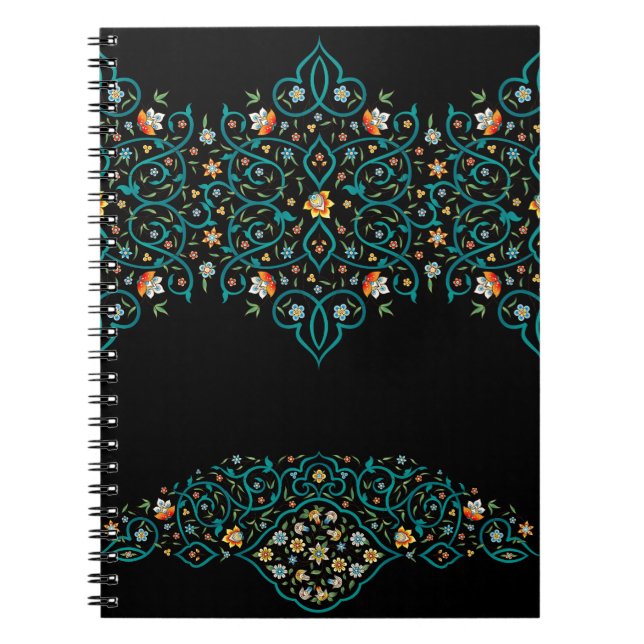 Jardines andaluces - Cuaderno Ornamental Floral (Frente)