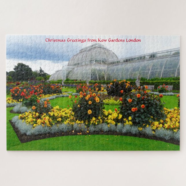 Jardines de Kew Londres. Rompecabezas (Horizontal)