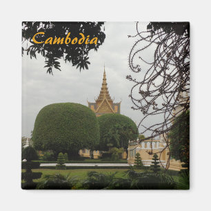 Jardines de Royal Palace, imán de Phnom Penh,