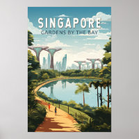 Jardines de Singapur junto a la bahía Viaje Arte V