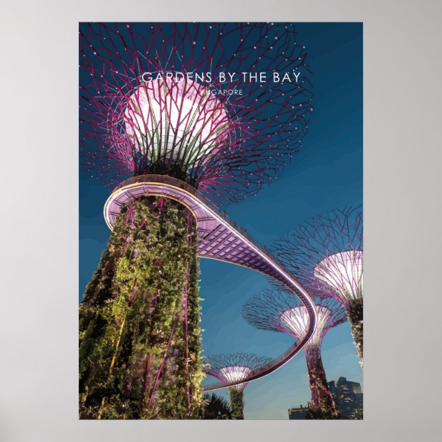 Jardines en la bahía, Singapur Viaje de arte (Frente)