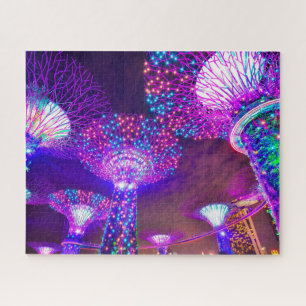 Jardines junto a la Bahía Singapur . Rompecabezas