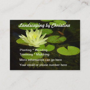 Jardines paisajísticos flor de loto Tarjetas de Ne