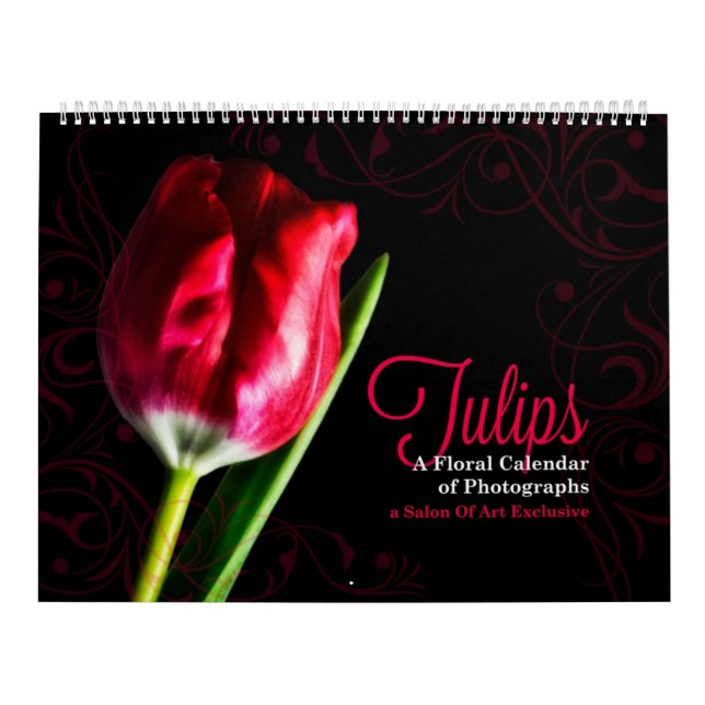 Jardines Tulip Floral 12 Meses Calendario GRANDE (Tapa)