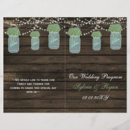 Jares de albañilería de madera, programas de flore