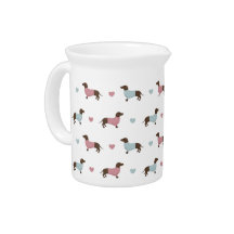 Dachshunds y corazones