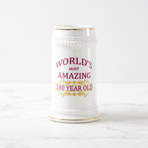 Jarra De Cerveza 100o. Cumpleaños