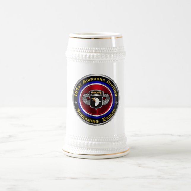Jarra De Cerveza 101.ª División Aerotransportada Asalto Aéreo (Centro)