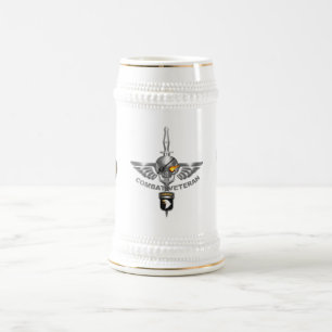 Jarra De Cerveza 101 División Aerotransportada Calavera Lameante Ma