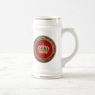 Jarra De Cerveza [200] Príncipe-Princesa Corona Rey-Reina [Belg.Gol