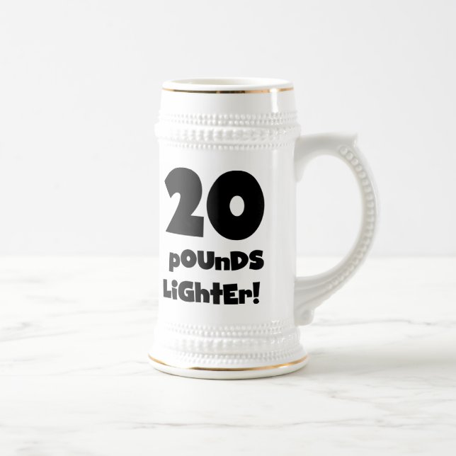 Jarra De Cerveza 20 libras más claras (Derecha)