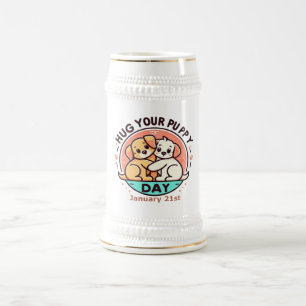 Jarra De Cerveza 21 ene. - Abraza tu Día De Cachorro