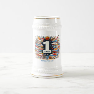 Jarra De Cerveza 21 ene. - Un día de las líneas