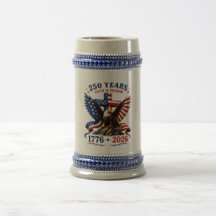 Jarra De Cerveza 250 años de fe y libertad