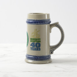 Jarra De Cerveza 40 años Stein espartano