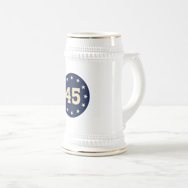 JARRA DE CERVEZA "45" BEER STEIN (Anverso derecho)